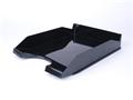 Letter tray, plastic, VICTORIA OFFICE, black